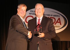 Jack Frost (Winthrop) receives his Lifetime Achievement Award.